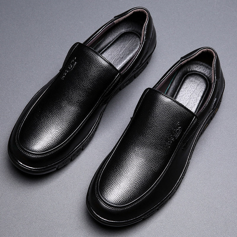 Men's Apple Business Soft Bottom Breathable Leather Shoes