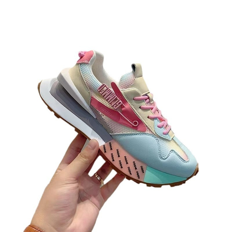 Women's Running Leisure Painted Heightened Comfortable Sole Sneakers