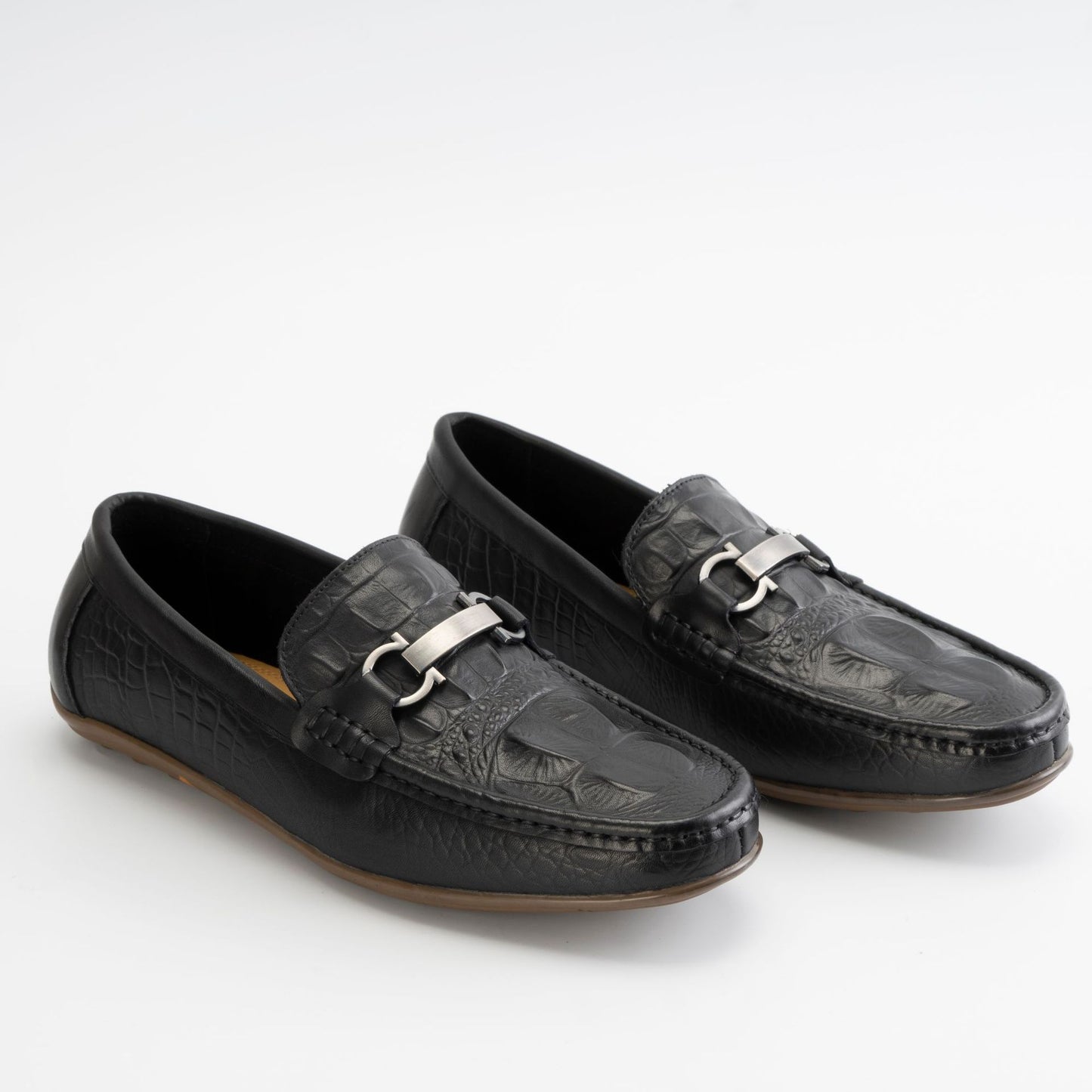 Men's Summer Breathable Genuine Slip-on Pumps Retro Casual Shoes