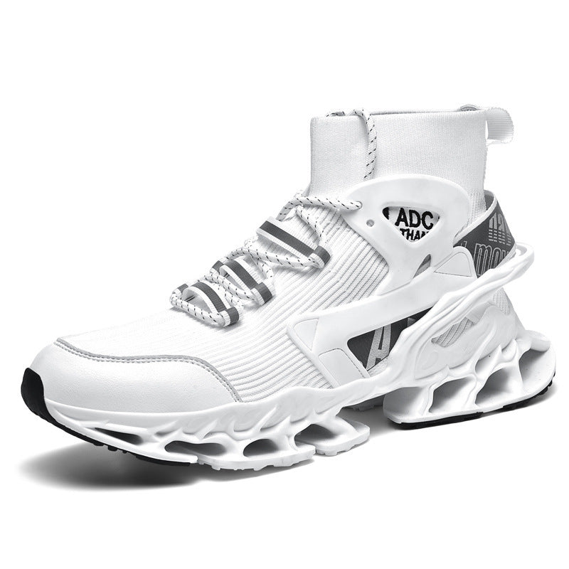 Men's Spring Breathable Running Mesh Blade Batch Sneakers