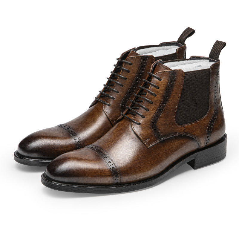 Men's Hours Martin Genuine Business Formal Wear Boots