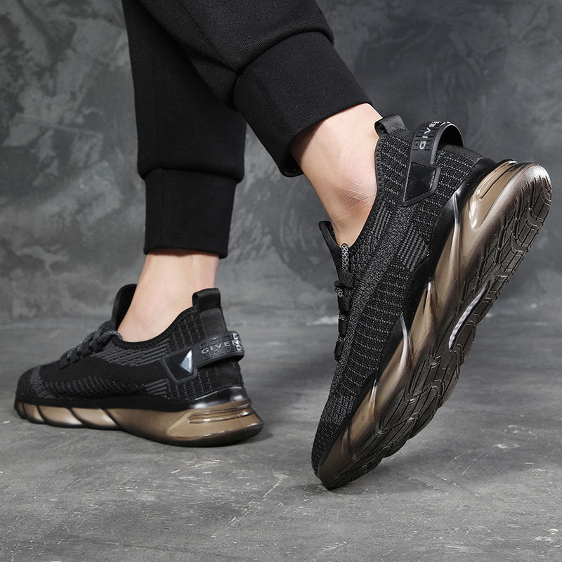 Men's Coconut Korean Fashionable Breathable Mesh Running Sneakers