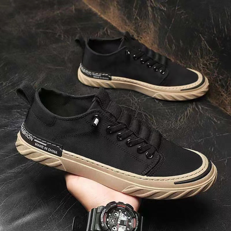 Men's Cloth Slip-on Lofter Deodorant Summer Silk Canvas Shoes