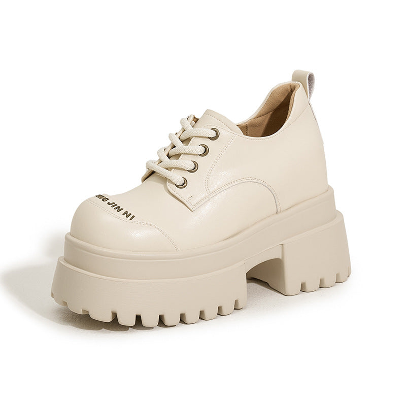 Women's Spring Platform Muffin Bottom Fashion Small Loafers