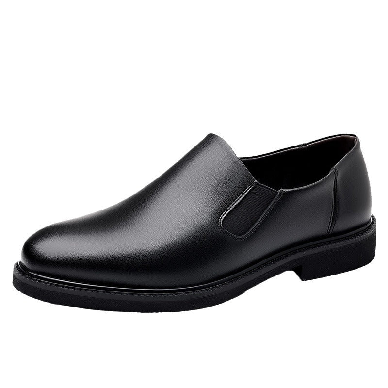 Men's Green Business Formal Wear British Fashion Leather Shoes