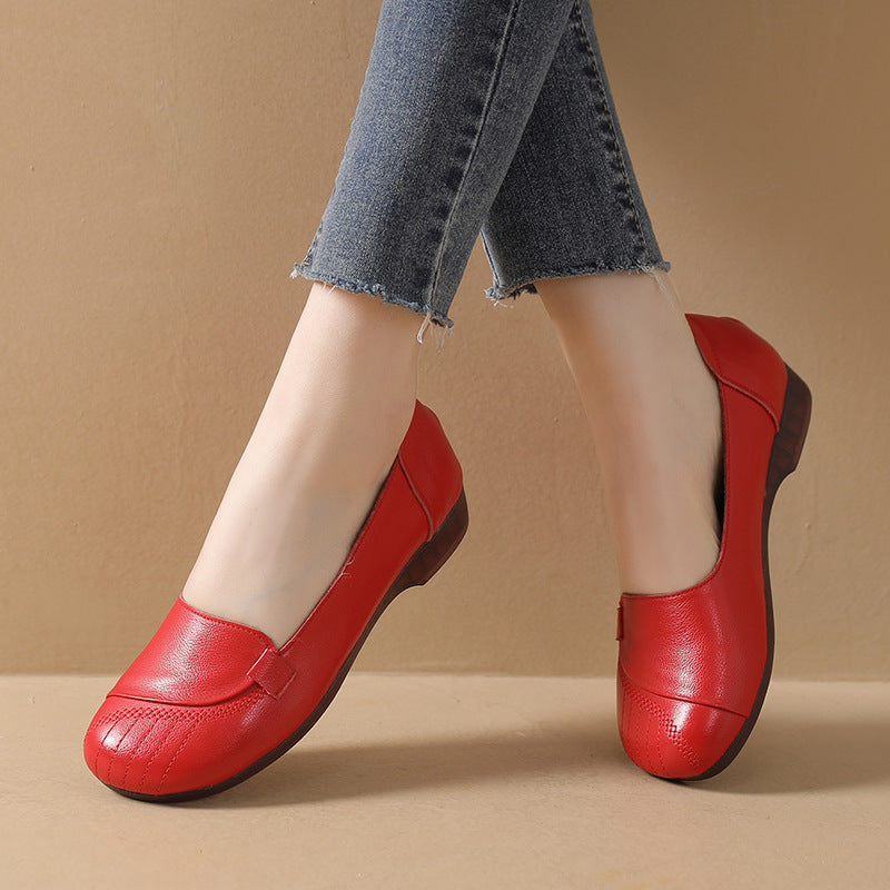 Women's Tendon Bottom Mom Flat Soft Plus Size Loafers