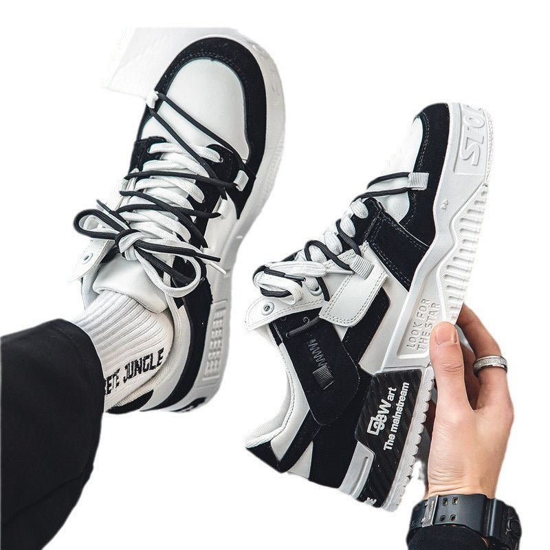 Men's Spring Trendy Niche Platform Panda Board Casual Shoes
