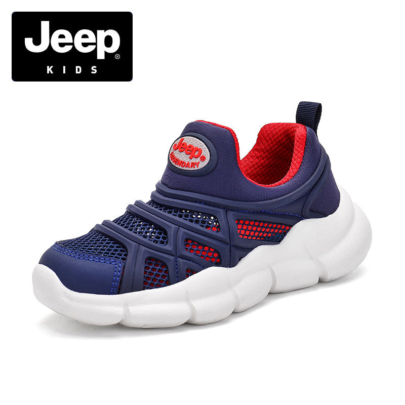 Children's Boy's Summer Hollow Breathable Caterpillar Leisure Kid's Sneakers