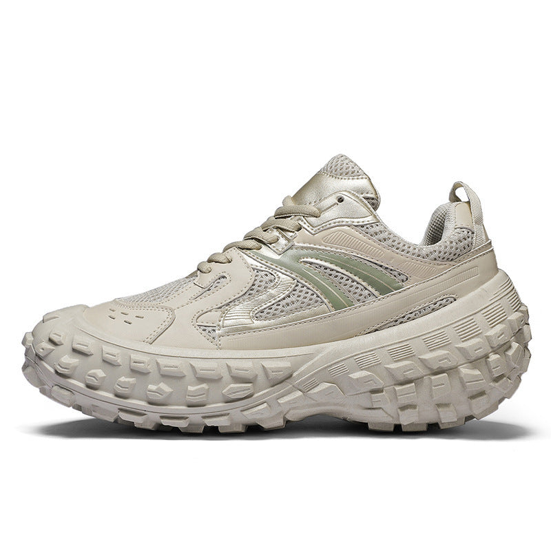 Women's & Men's Breathable Clunky Couple Fashion Thick Bottom Sneakers