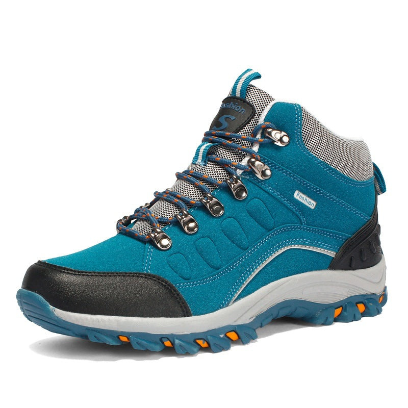 Women's & Men's Fleece-lined Couple Plus Size Hiking Outdoor Snow Boots