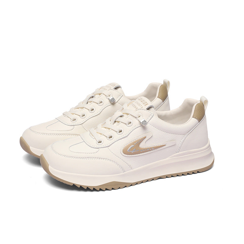 Women's Beautiful Surface Breathable Fashion Thick-soled Sneakers