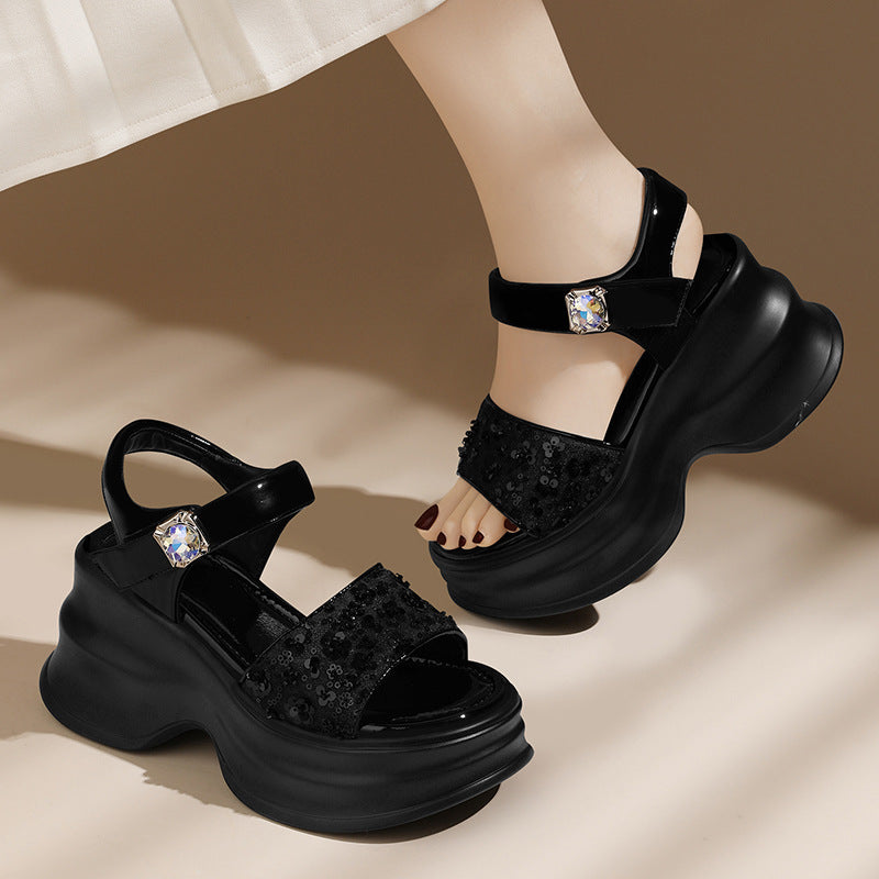Women's Platform Summer Muffin Slimming Rome Beach Sandals
