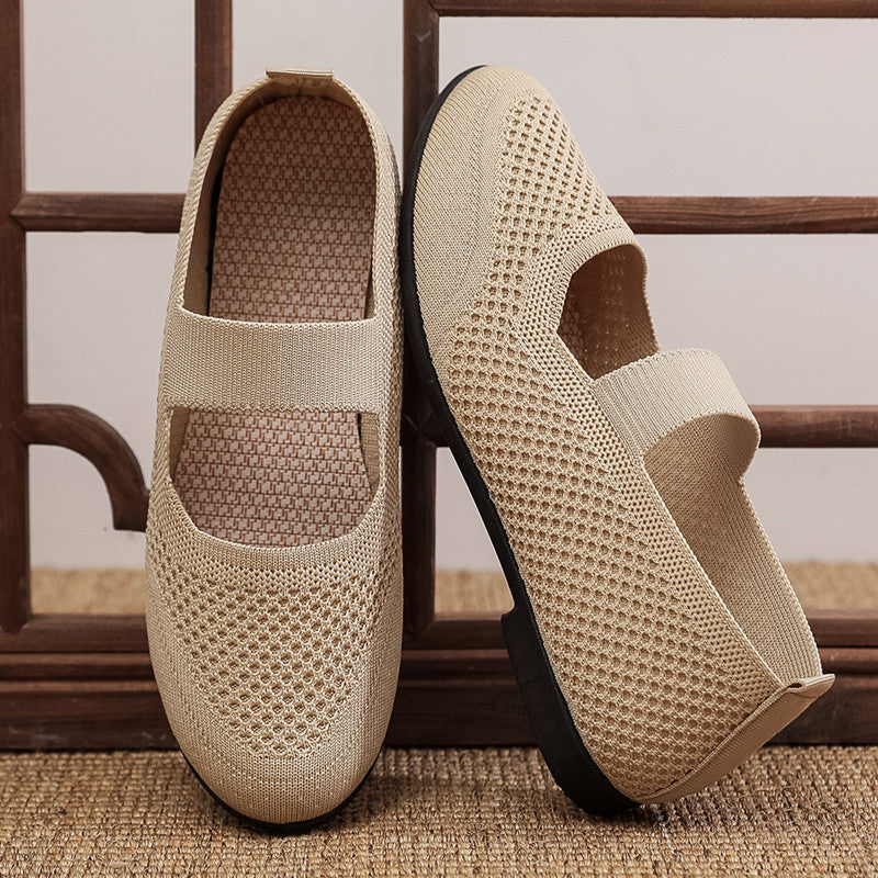 Women's Old Cloth Autumn Mom Soft Bottom Casual Shoes