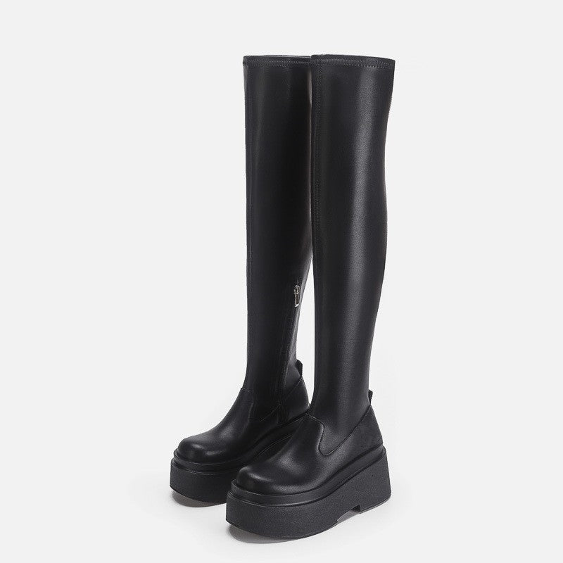 Thigh High Leg Height Increased Wrapping Boots
