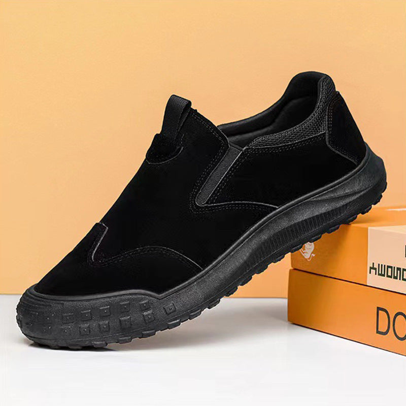 Men's Indoor Outdoor Labor Protection Slip-on Lazy Casual Shoes