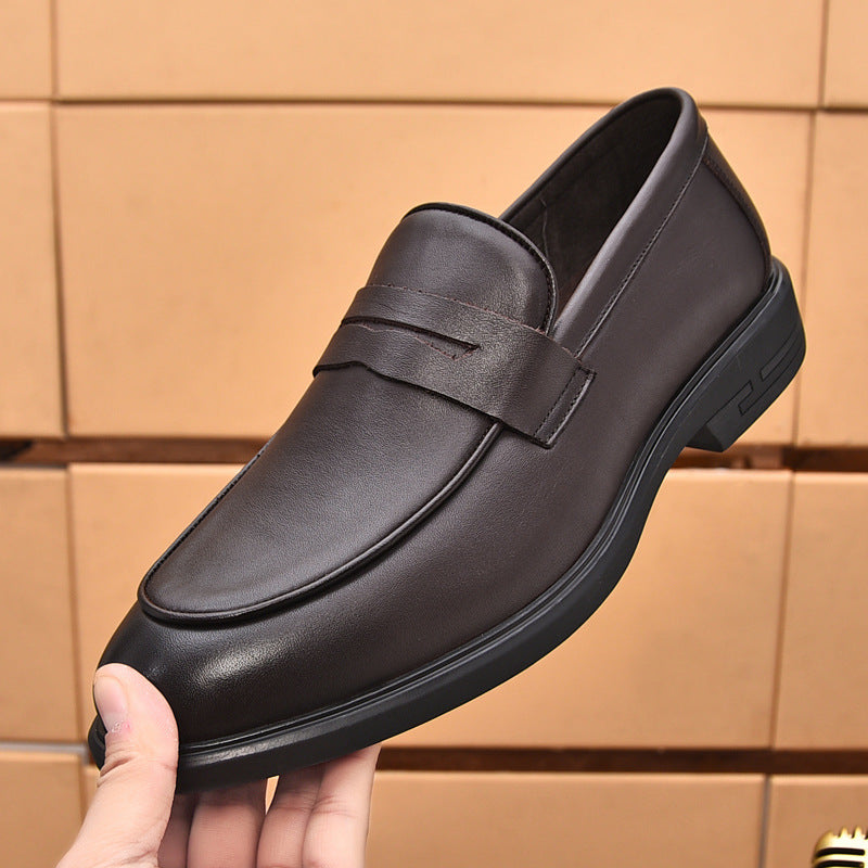 Men's Entry Lux Genuine Cattlehide Surface Soft Leather Shoes