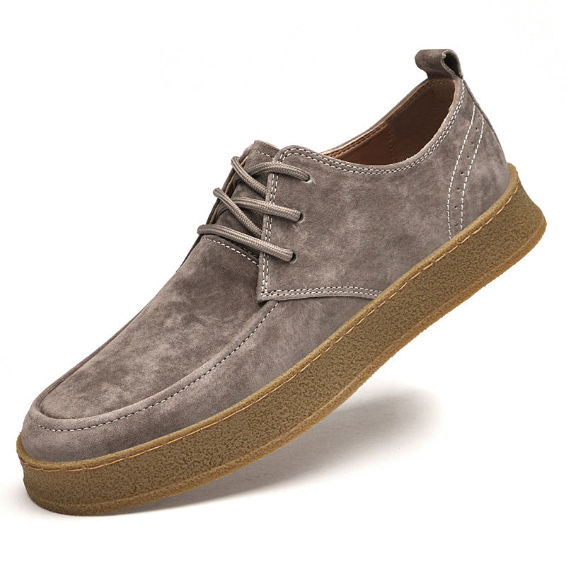 Men's Springtide Personality Big Head Genuine Retro Plus Size Sneakers