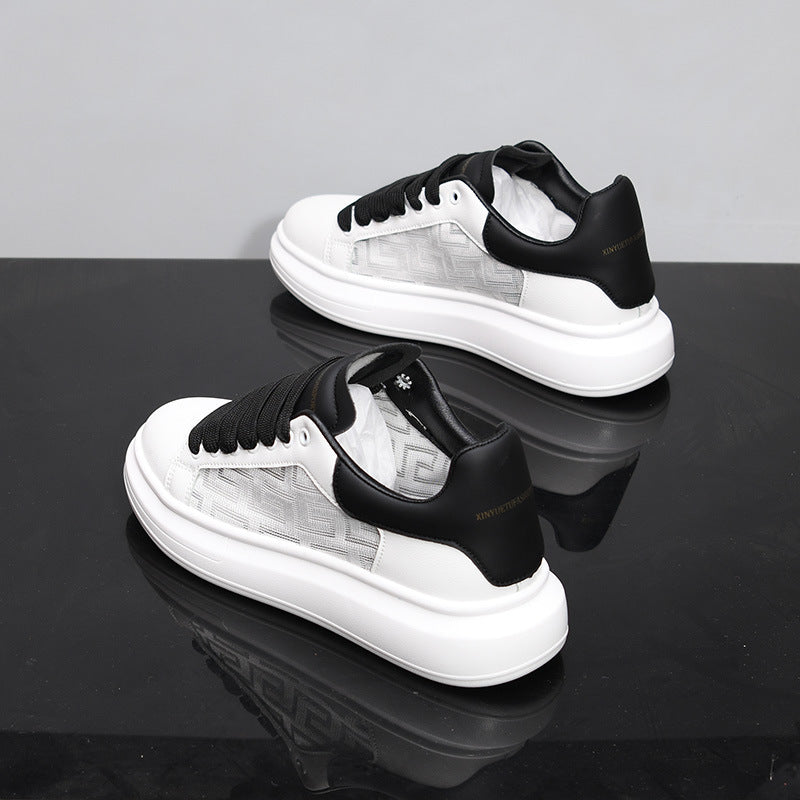 Women's & Men's Mcqueen Genuine Thick-soled Summer Versatile Breathable Single Casual Shoes