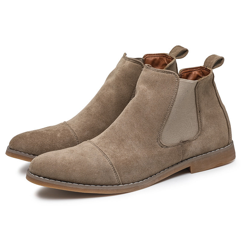 Trendy British Pointed Martin Plus Size Boots