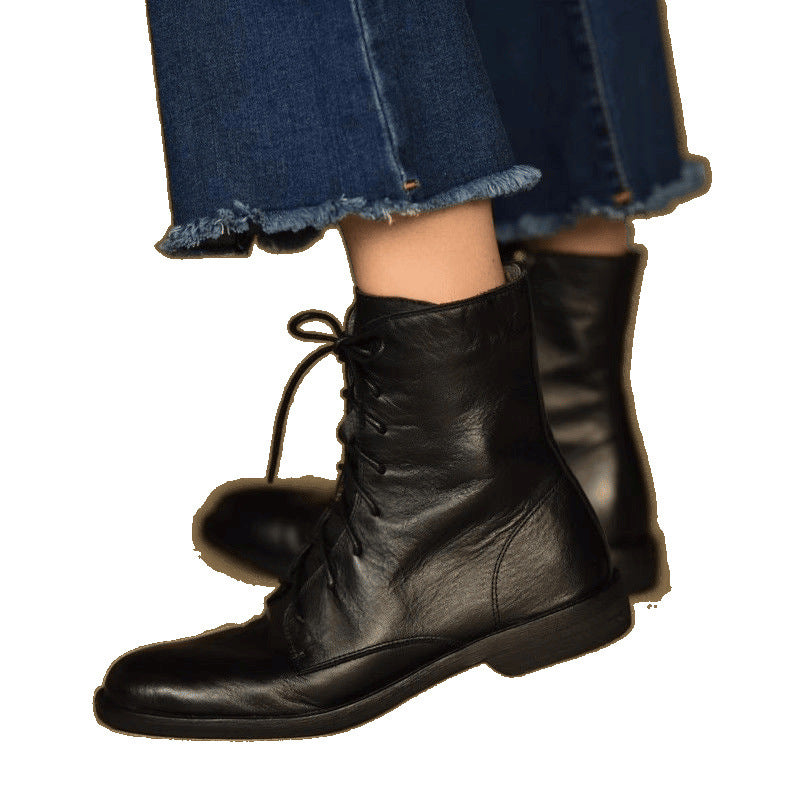 Women's Booties British Style Soft Martin Commuter Boots
