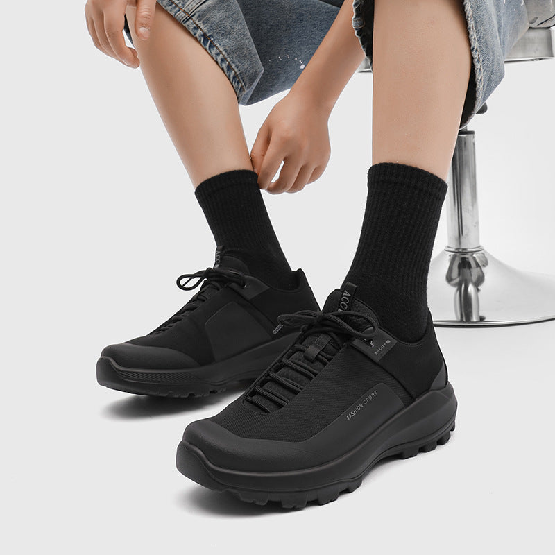 Men's Spring Platform Tide Versatile Breathable Mesh Sneakers