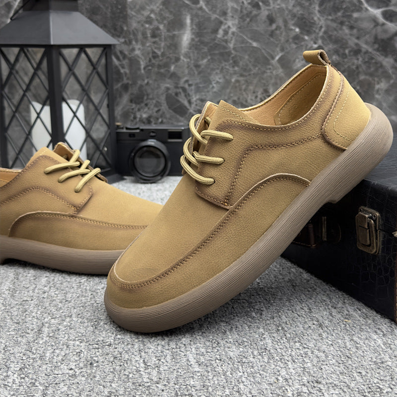 Men's Hollow Summer Genuine Breathable Trendy Platform Sandals