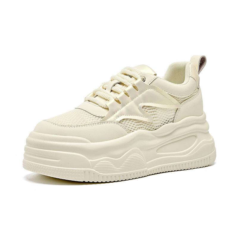 Women's Board Sports Platform Daddy Mesh Breathable Casual Shoes