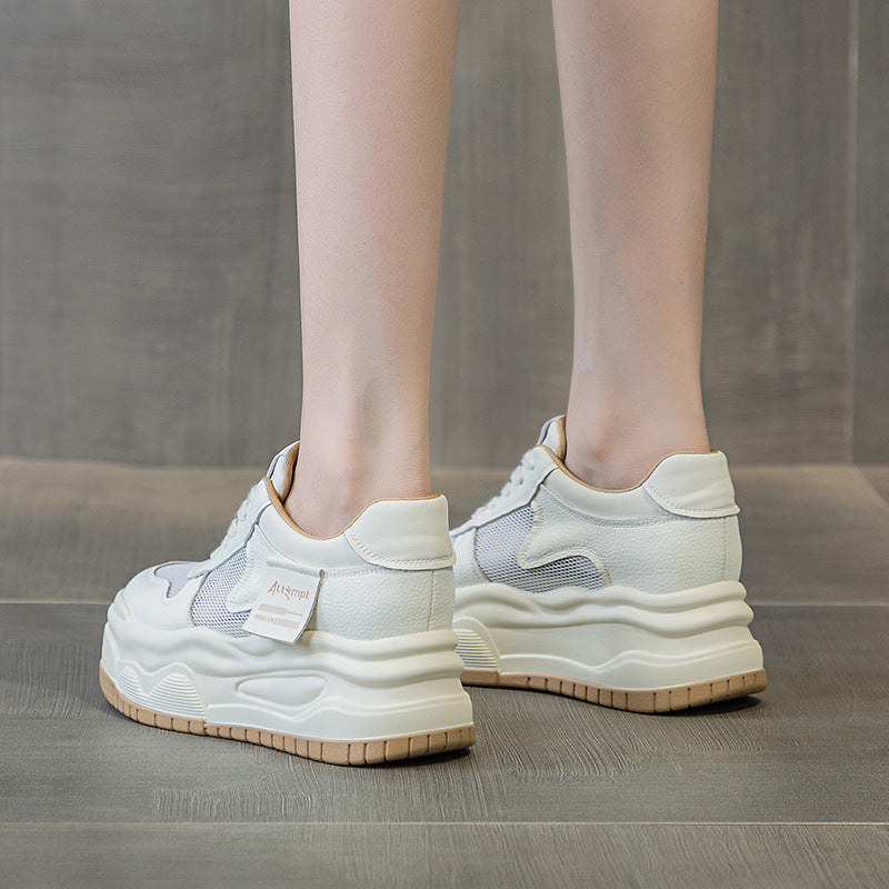 Women's Height Increasing Insole Small Summer Mesh Men's Shoes