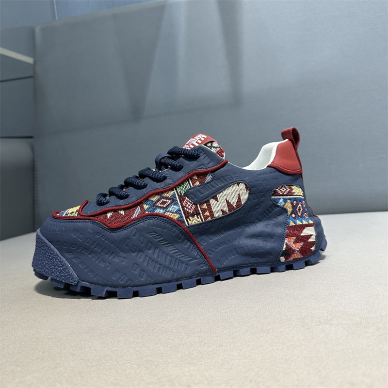 Men's Youth Western Style Autumn Sports Running Cloth Casual Shoes