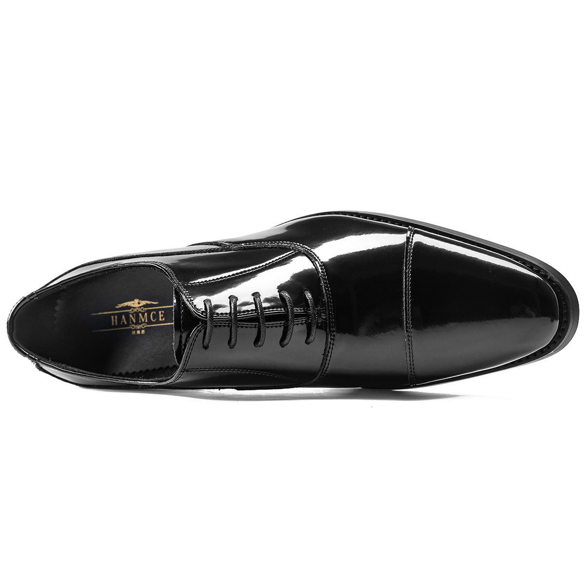 Men's One Piece Also Priced Korean Patent Leather Shoes