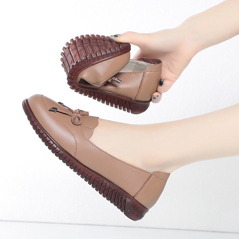 Women's Autumn Single Soft Bottom Surface Driving Casual Shoes