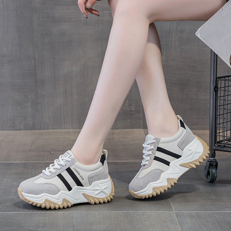 Women's Retro Style Soft Bottom Platform Casual Shoes