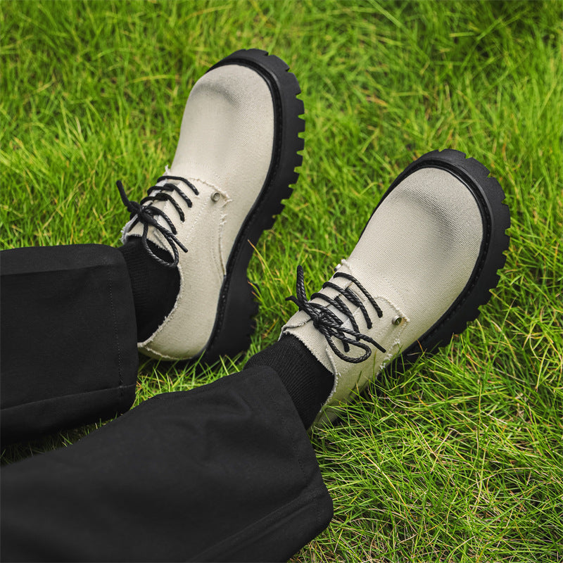 Men's Spring Formal Wear Business Big Toe Leather Shoes