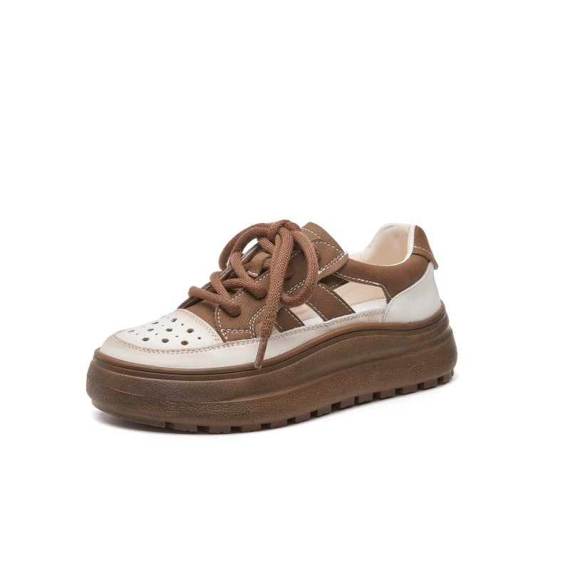 Women's Vintage Soft Bottom Hollow Hole Sports Sandals