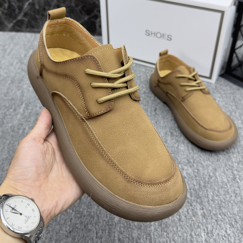 Men's Hollow Summer Genuine Breathable Trendy Platform Sandals