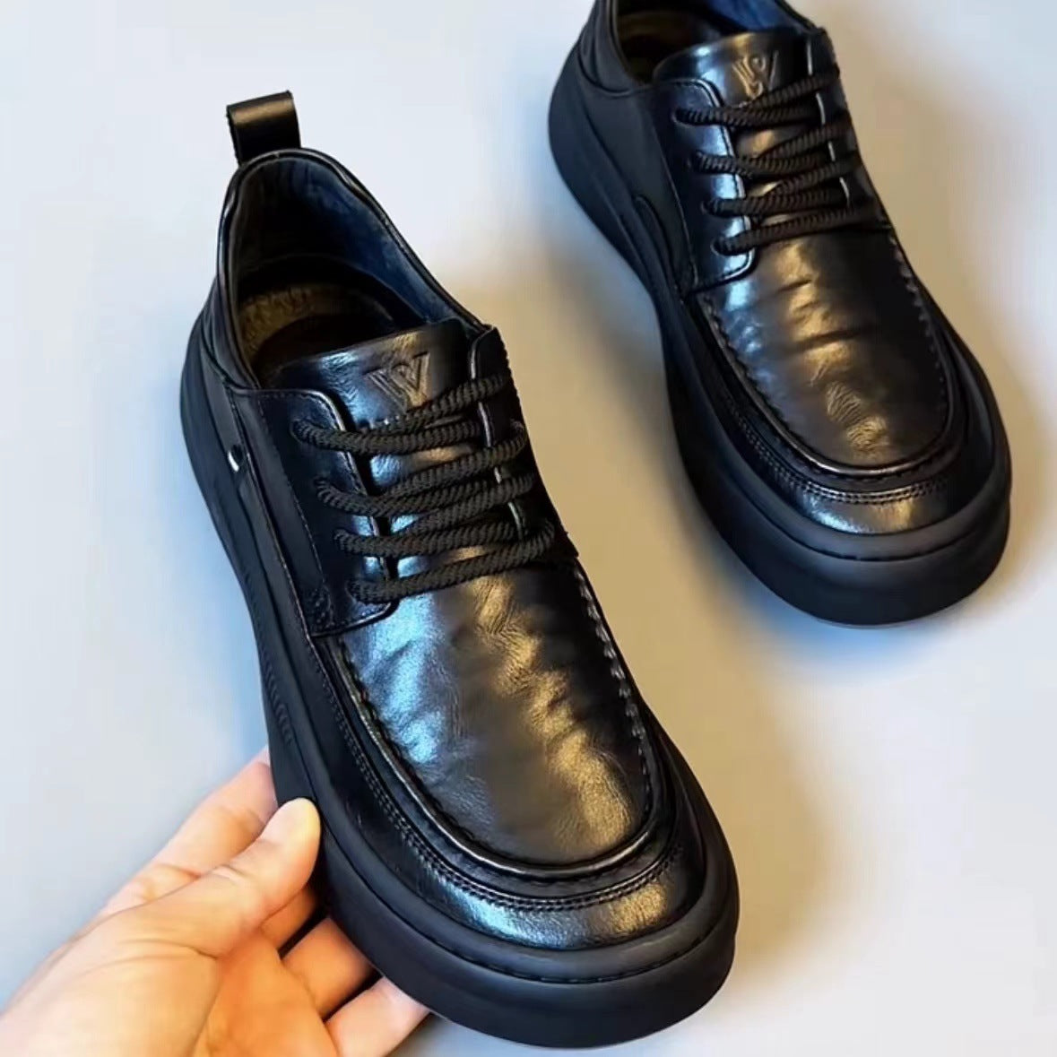 Casual Popular Glamorous Men's Cowhide Versatile Loafers