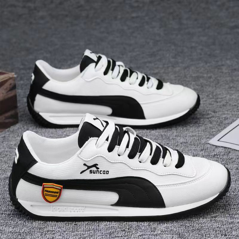 Men's Breathable Running Korean Retro Lace Up Casual Shoes