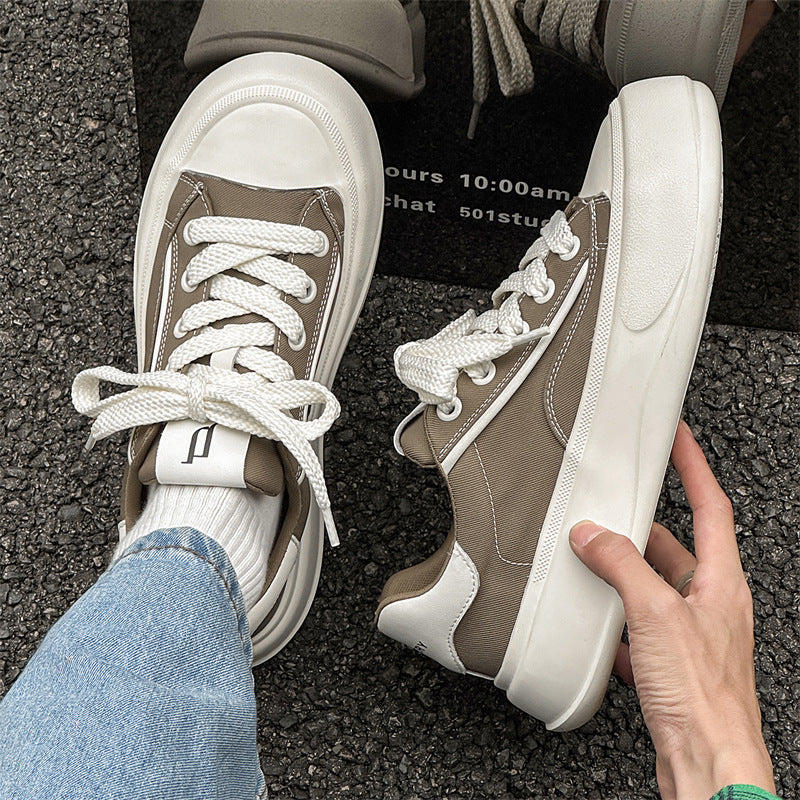 Men's Spring Fashion Platform Trendy Wild Lightweight Sneakers