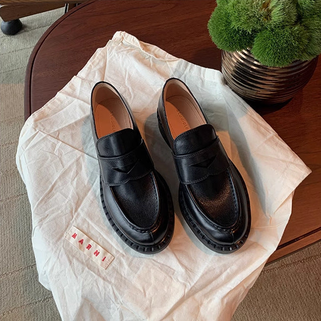 Women's Mom Retro British Style Pumps Imported Loafers