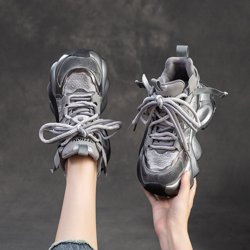 Women's & Men's Retro Distressed Sports Style Polished Dad Men's Shoes