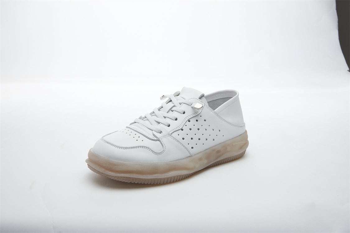 Women's Two-way Wear Genuine Color Matching Flat Casual Shoes