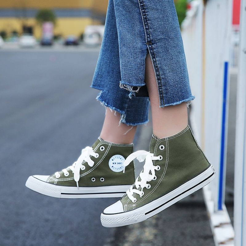 Men's Classic Versatile Preppy Style Lovers Rubber Canvas Shoes