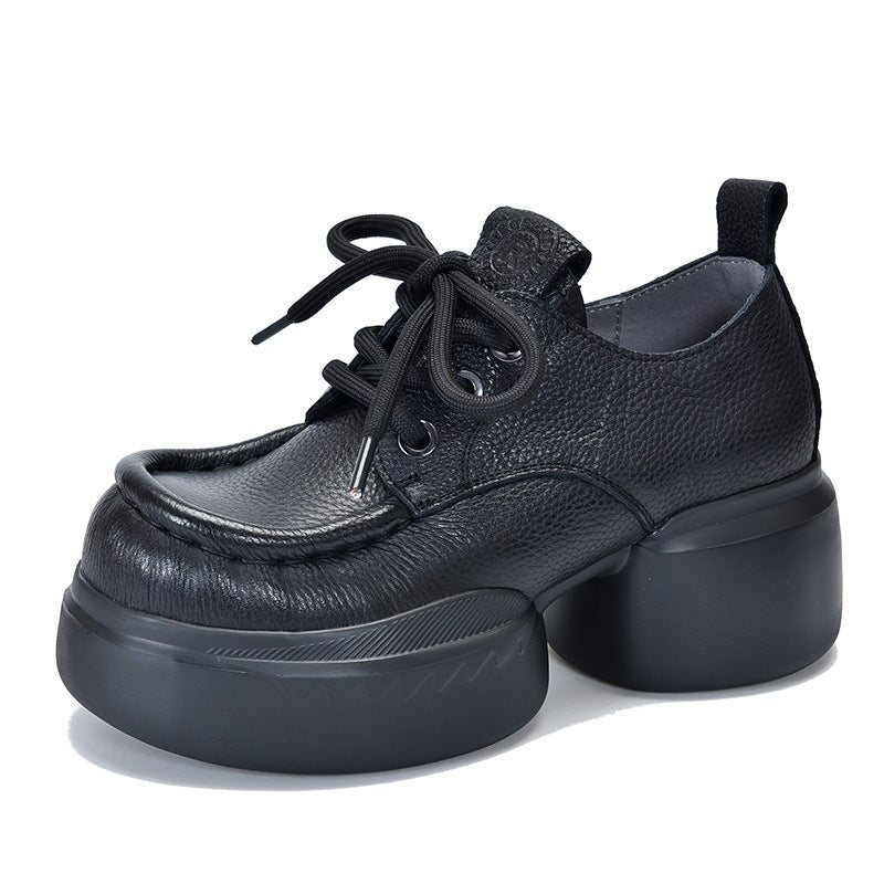 Women's Activity Price Platform Small Genuine Retro Casual Shoes
