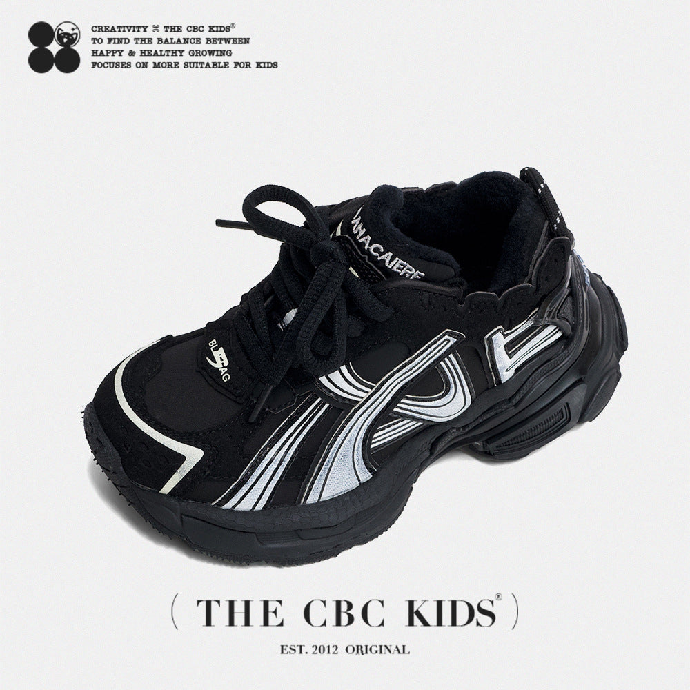 Paris Th Generation Dad Fleece-lined Boys Kid's Sneakers