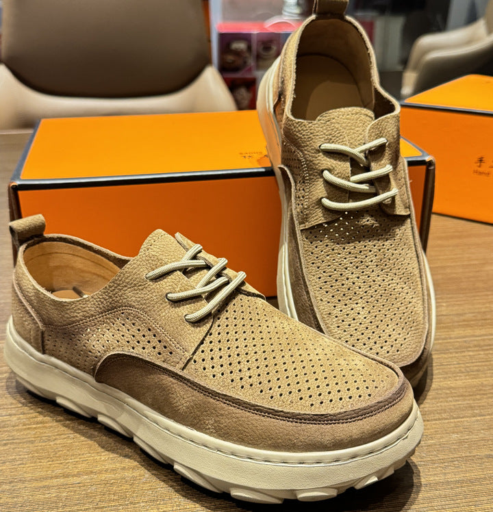Men's Summer Wide Toe Hollow Breathable Retro Sandals