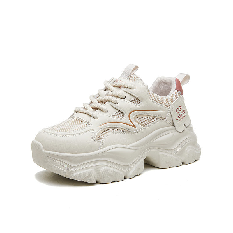 Women's & Men's Genuine Fashion Dad Spring Platform Elevator Wild University Men's Shoes