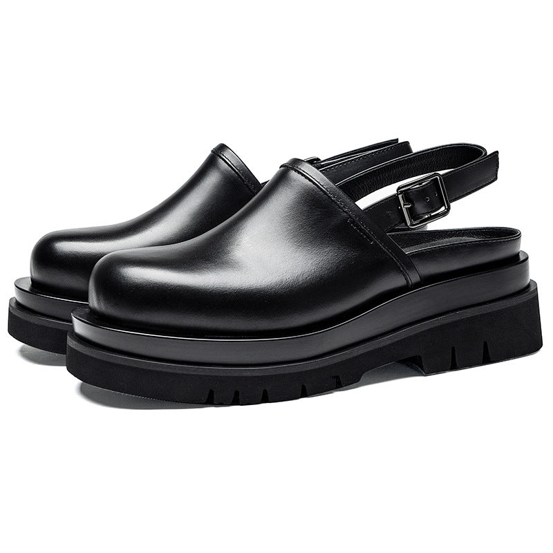 Men's Summer Thick-soled Increased Breathable Personality Roman Sandals