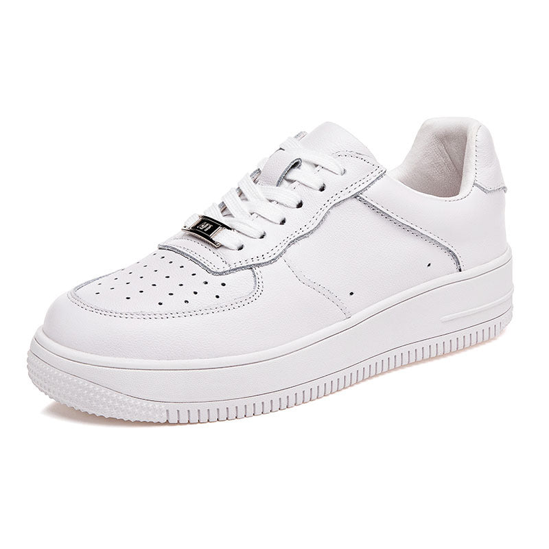 Women's & Men's First Layer Cowhide Air Force Versatile Men's Shoes