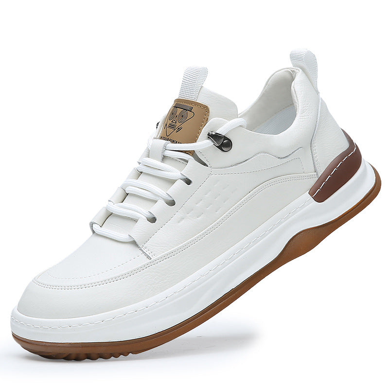 Men's Spring Fashion Breathable White Summer Hollow Sneakers