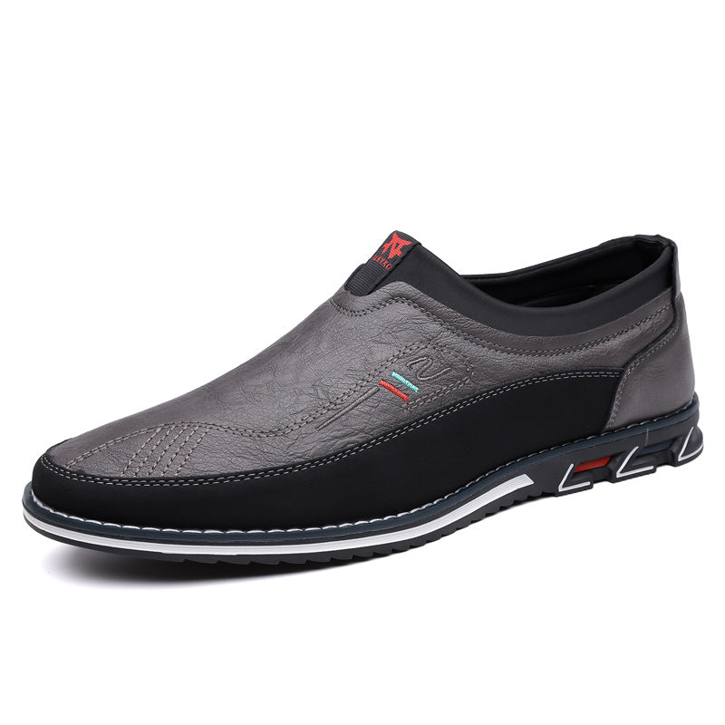 Men's Size Big Foot Business Fashion Comfortable Casual Shoes